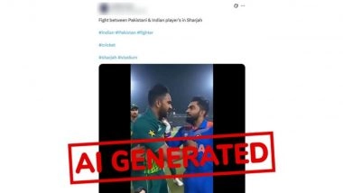 Fact Check: Did India and Pakistan Engage in On-Field Fight During Cricket Match in Sharjah? Here's The Truth Behind Viral Video