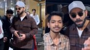 Virat Kohli Arrives in India Ahead of IND vs SA ODI Series 2025, Star Indian Cricketer Spotted Clicking Selfies With Fans At Mumbai Airport (Watch Video)