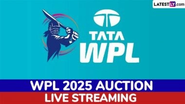 WPL 2026 Auction Free Live Streaming Online: Watch Live Telecast of Women's Premier League Players Bidding Event on Star Sports and JioHotstar Online