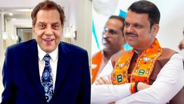 Dharmendra Dies at 89: Maharashtra CM Devendra Fadnavis Pays Tribute to Bollywood’s Legendary ‘He-Man’ (View Post)