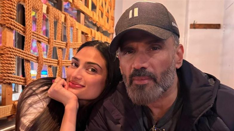 Athiya Shetty Birthday: Suniel Shetty Posts Sweet Father-Daughter Moment, Calls Her His ‘Beautiful Soul’ (View Pic)