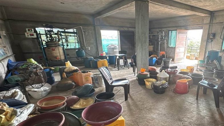 Drug Factory Busted in Gujarat: DRI Busts Clandestine Alprazolam Factory in Valsad, INR 22 Crore Drugs Seized