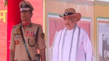 BSF Raising Day 2025: Amit Shah Pays Tribute to BSF Jawans in Gujarat’s Haripar Bhuj, Praises Their Sacrifice (Watch Video)