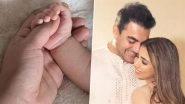 &lsquo;The Tiniest Hands and Feet, but the Biggest Part of Our Heart&rsquo;: Arbaaz Khan and Sshura Khan Share First Adorable Glimpse of Newborn Daughter Sipaara (View Pics)