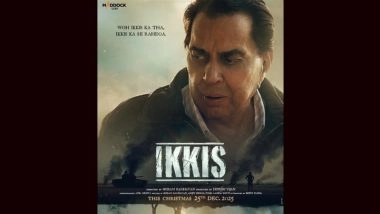 ‘Ikkis’: Makers Release Dharmendra’s Emotional Voice Note on Param Vir Chakra Awardee Arun Khetarpal’s Bravery (View Poster)