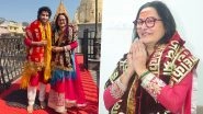 Jaya Prada Visits Mahakal Temple After Bihar Victory; Shares Blessings-Filled Moments with Son Samrat (View Pics)