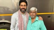 Abhishek Bachchan Pens Heartfelt Tribute to Bollywood Makeup Artist Ashok Sawant; Says &lsquo;He Was the First Person Whose Feet I Would Touch and Take His Blessings&rsquo; (View Post)
