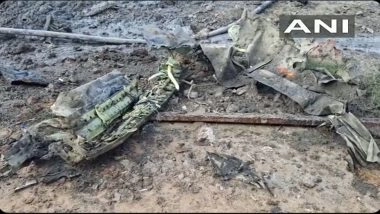 Plane Crash in Tamil Nadu: IAF Pilatus Trainer Aircraft PC-7 Crashes Near Tambaram in Chennai; Pilot Ejects Safely (Watch Video)