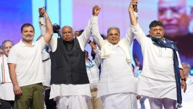 Karnataka CM Row: Congress President Mallikarjun Kharge Summons Top Leaders to Delhi to Resolve Leadership Tussle
