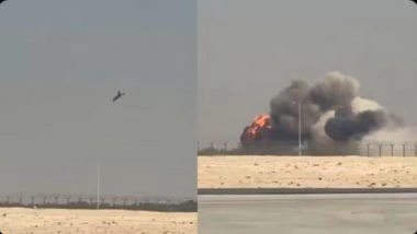 IAF Plane Crash in Dubai: Pilot Confirmed Dead After Tejas Fighter Jet Crashes at Dubai Air Show 2025 (Watch Videos)