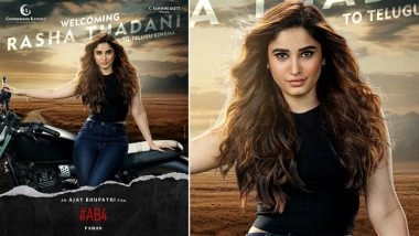 ‘AB4’: Rasha Thadani Makes Her Tollywood Debut in Ajay Bhupathi’s Next, Shares First Look Poster (View Pic)