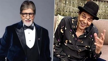 Amitabh Bachchan Mourns Dharmendra’s Passing, Pays Heartfelt Tribute to ‘Sholay’ Co-Star; Says ‘Another Valiant Giant Has Left Us’ (View Post)