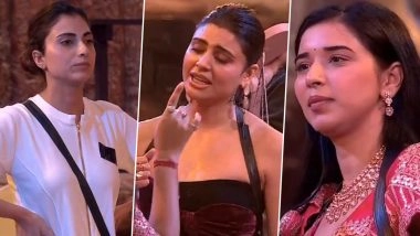 ‘Bigg Boss 19’: Tanya Mittal, Farrhana Bhatt, Malti Chahar and Ashnoor Kaur Clash in Ticket-to-Finale Battle (Watch Video)