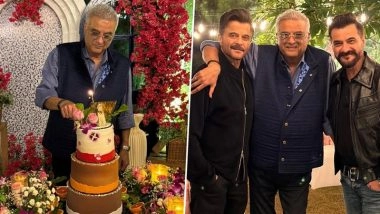 Boney Kapoor Turns 70: Anil Kapoor Shares Heartfelt Birthday Message and Family Celebration Photos, Says ‘Grateful for Every Bit of It’ (View Pics)