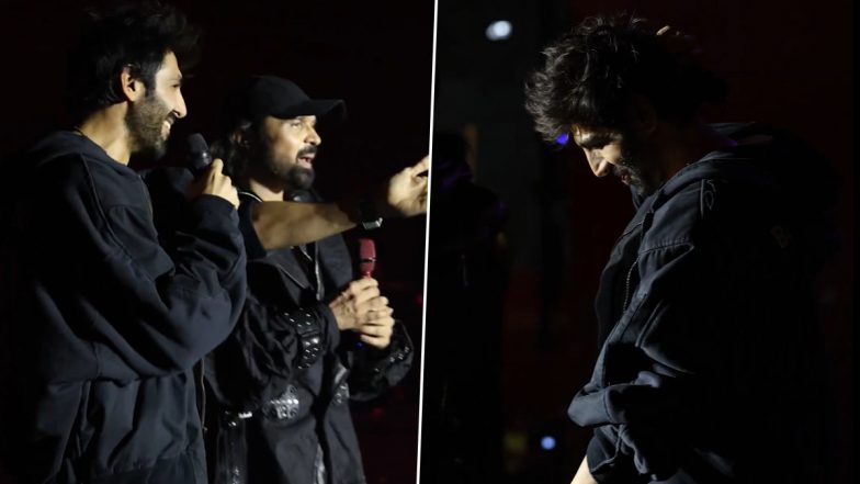 Himesh Reshammiya Sings ‘Tu Meri Main Tera’ While Asking Kartik Aaryan ‘Regular Gau Yaa Naak Se?’ (Watch Video)