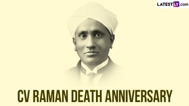 CV Raman Death Anniversary 2025: Date and Interesting Facts About the Nobel Prize-Winning Indian Scientist