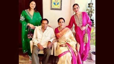 ‘Adoring Father of Our Two Girls’: Hema Malini Shares Personal Loss and Memories After Dharmendra’s Passing (View Post)