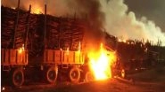 Karnataka: Violence Erupts During Farmers’ Protest Demanding INR 3,500 per Tonne Sugarcane Price; 50 Tractors Torched Karnataka: Violence Erupts During Farmers’ Protest Demanding INR 3,500 per Tonne Sugarcane Price; 50 Tractors Torched