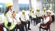 PM Narendra Modi Interacts With MAHSR Team in Surat, Hails Their Role in India’s 1st Bullet Train Project (Watch Video) PM Narendra Modi Interacts With MAHSR Team in Surat, Hails Their Role in India’s 1st Bullet Train Project (Watch Video)