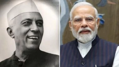 Jawaharlal Nehru Birth Anniversary 2025: PM Narendra Modi Pays Tribute to India’s First Prime Minister on His 136th Jayanti