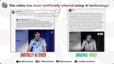 Deepfake Alert: PIB Fact Check Unit Dismisses Viral AI Video Falsely Showing Air Marshal Dixit Admitting Rafale Losses