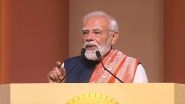 'India Is Witnessing Cultural Renaissance, Experiencing Pivotal Moment in Its History', Says PM Narendra Modi After Unveiling 77-Feet Statue of Lord Ram in Goa (Watch Video)