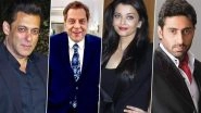 Dharmendra Prayer Meet: Salman Khan, Aishwarya Rai Bachchan and Abhishek Bachchan Pay Their Respects to Late Actor (Watch Videos)