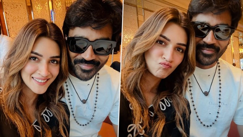 ‘Tere Ishk Mein’: Kriti Sanon Drops Stylish Photos With Dhanush Ahead of Trailer Release (View Pics)