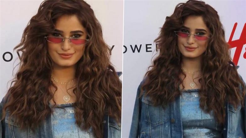 Rasha Thadani Dazzles in Shimmery Lavender-Blue Outfit at Nykaaland 2025 Delhi Edition Opening Day (Watch Video)