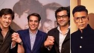 Karan Johar Speaks Out for Deol Family; Urges Media to Respect Their Privacy Amid Sunny Deol&rsquo;s Outburst (View Post)