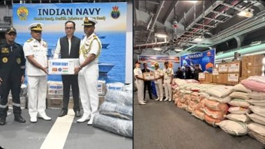 Cyclone Ditwah: PM Narendra Modi Announces ‘Operation Sagar Bandhu’, Says India Stands Firmly With Sri Lanka in Its Hour of Need (See Pics)