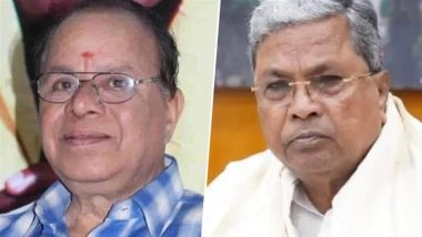 Kannada Actor Umesh Passes Away: Karnataka CM Siddaramaiah Pays Heartfelt Tribute to the Veteran Comedian (View Post)