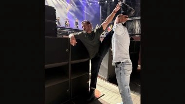 Aahhhhaaa! Salman Khan Shares Fun Backstage Moment Ahead of Da-Bangg Tour in Doha (View Pic)