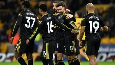 Wolves 1-4 Manchester United, Premier League 2025-26: Bruno Fernandes Scores Brace As Red Devils Secure Three Points, Rises To Sixth in Standings