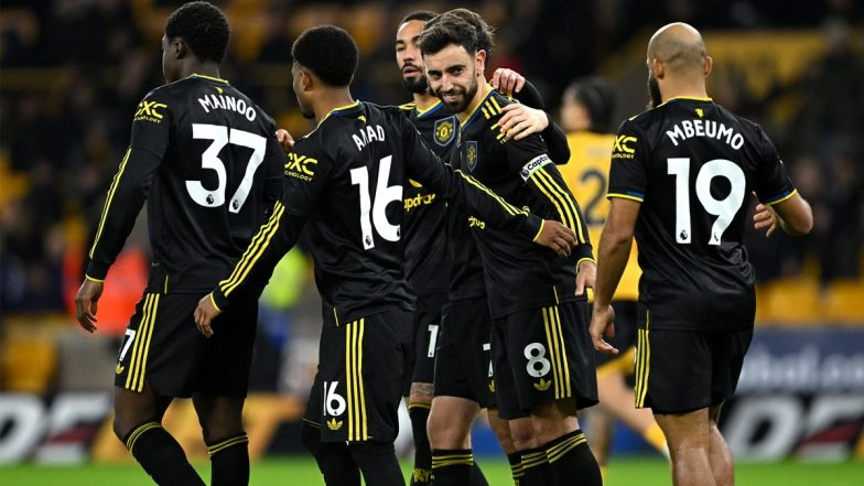 Wolves 1-4 Manchester United, Premier League 2025-26: Bruno Fernandes Scores Brace As Red Devils Secure Three Points, Rises To Sixth in Standings