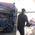 Rajasthan Road Accident: 3 Killed, 28 Injured in Bus-Truck Collision on Jaipur-Bikaner National Highway (Watch Video)