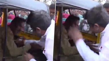 Mumbai Shocker: BJP MLA Parag Shah Slaps Auto-Rickshaw Driver in Ghatkopar Over Traffic Violation; Video Sparks Outrage