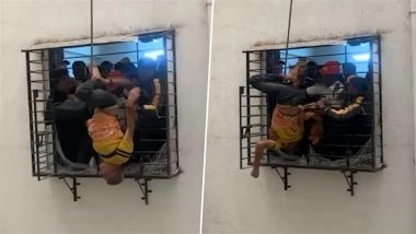 Surat Man Cheats Death After 10-Storey Fall, Saved by 8th-Floor Window Grill