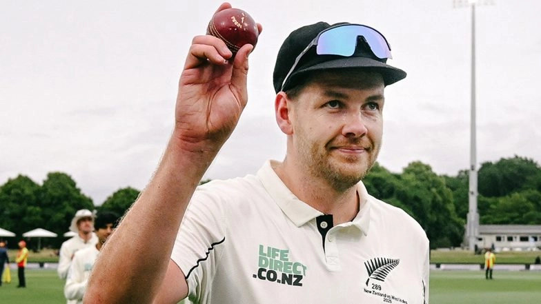 How To Watch New Zealand vs West Indies 1st Test 2025 Day 3 Free Live Streaming Online in India? Get Free Telecast Details of New Zealand vs West Indies Cricket Match on TV