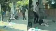 Ujjain: GRP Constable Caught on Camera Thrashing Disabled Man at Madhya Pradesh&rsquo;s Nagda Railway Station, Suspended After Video Goes Viral