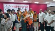 Tejasvee Abhishek Ghosalkar Joins BJP: Shiv Sena (UBT) Leader Crosses Over to Bhartiya Janata Party Ahead of Mumbai BMC Elections (See Pics)