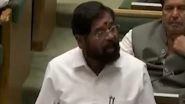 Maharashtra Deputy CM Eknath Shinde Announces Separate Regulatory Framework to Free Mumbai From Pagdi System (Watch Video)