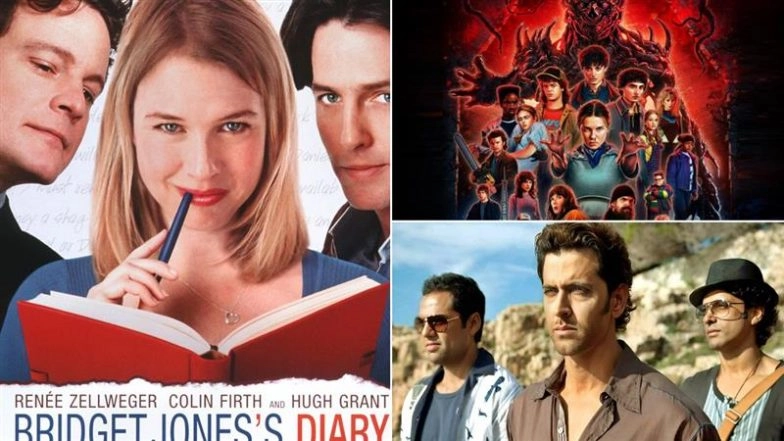 New Year&rsquo;s Eve Movies 2025 List: From &lsquo;Bridget Jones&rsquo;s Diary&rsquo; to &lsquo;Stranger Things 5&rsquo;, Best Films and Series To Stream on Netflix, Prime Video and JioHotstar on December 31