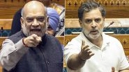 BJP Lambasts Rahul Gandhi After Heated Exchange With Home Minister in Parliament, Congress Leader Says &lsquo;Amit Shah Did Not Answer Directly&rsquo; (Watch Videos)