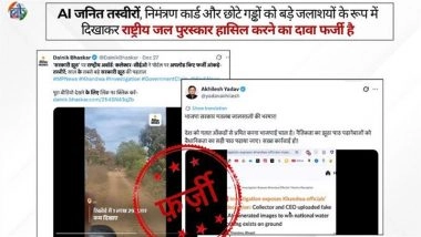 Was AI-Generated Imagery, Small Pits Used To Portray Large Reservoirs To Win National Water Award? PIB Fact Check Debunks Fake Social Media Posts