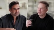 Nikhil Kamath-Elon Musk Podcast: US Billionaire Reveals Partner’s Indian Roots, Says ‘Shivon Is Half Indian, and of My Son‘s Middle Name Is Sekhar’ (Watch Video)