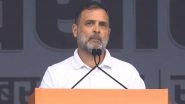 Rahul Gandhi Repeats Allegation of ‘Vote Chori’ by BJP, Election Commission ‘Collusion’ (Watch Videos) Rahul Gandhi Repeats Allegation of ‘Vote Chori’ by BJP, Election Commission ‘Collusion’ (Watch Videos)