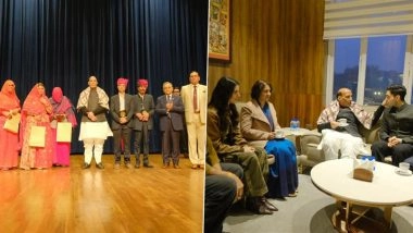 &lsquo;Ikkis&rsquo;: Defence Minister Rajnath Singh Honours Second Lieutenant Arun Khetarpal&rsquo;s Family at Special Screening of Sriram Raghavan and Agastya Nanda&rsquo;s War Film (See Pics)