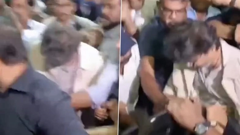 Thalapathy Vijay Trips and Falls After Being Mobbed by Fans at Chennai Airport Following ‘Jana Nayagan’ Audio Launch in Malaysia (Watch Video)