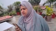 &lsquo;Ghar Ki Baat Ghar Mein Rahe to Achcha Hai&rsquo;: Sumaiya Rana Refuses To Give Interview to Pakistani Journalist Amid Nitish Kumar Hijab Row (Watch Video)